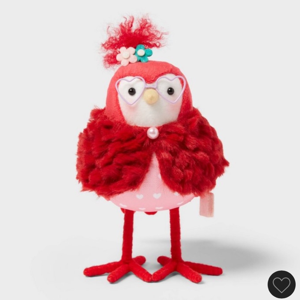 featherly friends valentines bird